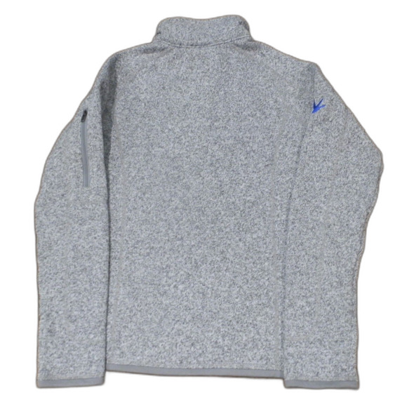 Patagonia Gray Sweater Quarter-Zip Pullover Jacket Women's Size Small - Picture 2 of 3